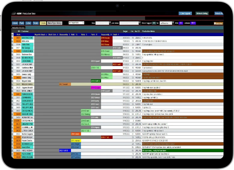 ABW Tracker iPad
